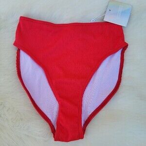 New missguided red bikini bottoms